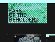 Tablet Screenshot of earsofthebeholder.com